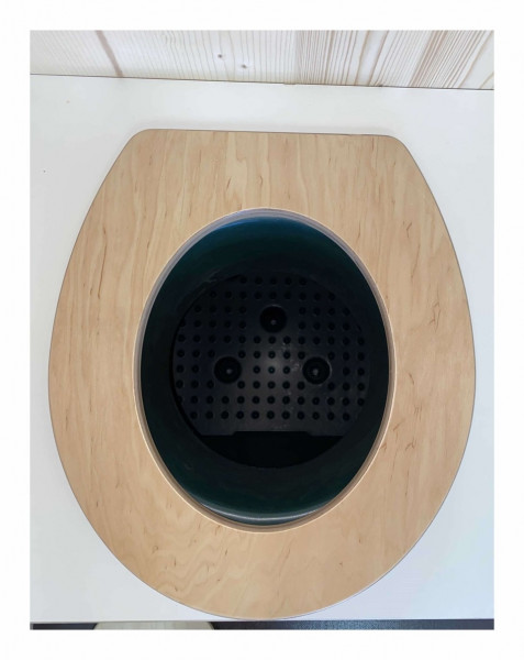 Holzsitz für GrünToi Toiletten