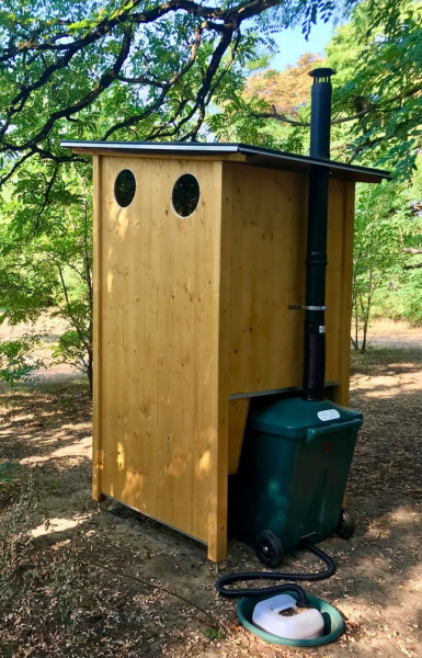 Toilettenhäuschen Werratal L mit Toilette GrünToi L